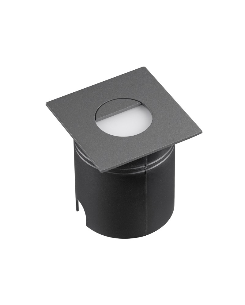 ASPEN * SEÑALIZADOR CUADRADO 3W 3000K GRIS OSCURO
